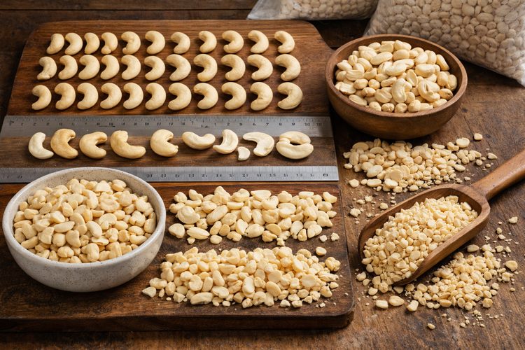 Illustrated placeholder for article titled Cashew Grades, Whole Counts and Piece Selection