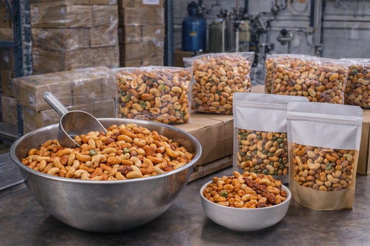 Illustrated placeholder for article titled Building Cashew Snack Mix Programs in California