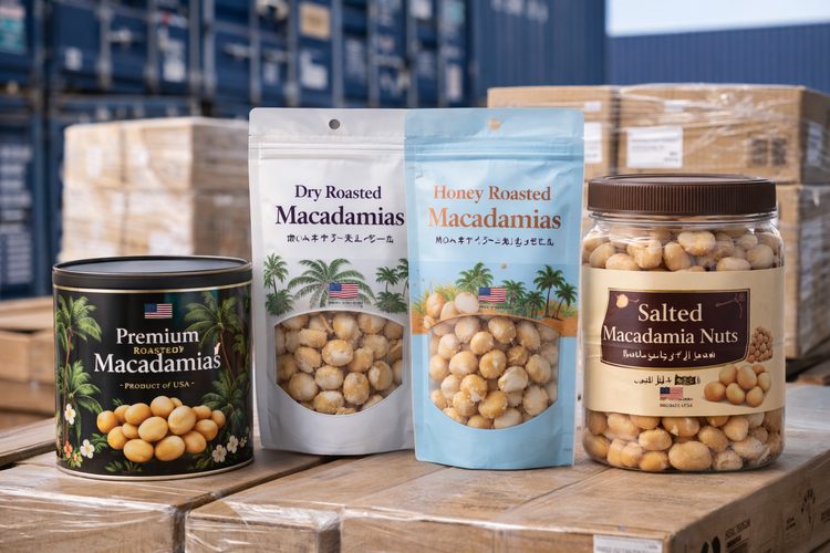 Illustrated placeholder for article titled Export Retail Macadamia Programs