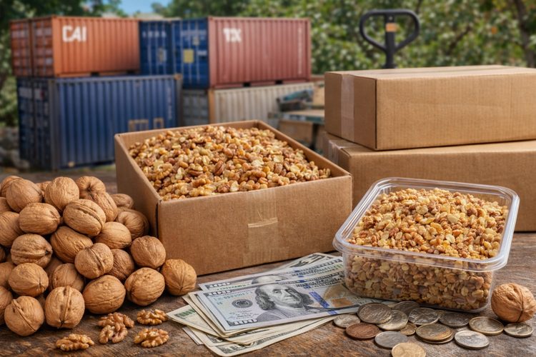 Illustrated placeholder for article titled Major Price Drivers in California Walnut Trading