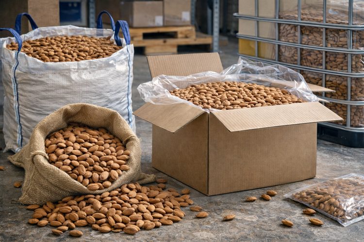California raw almond kernels for industrial and export programs