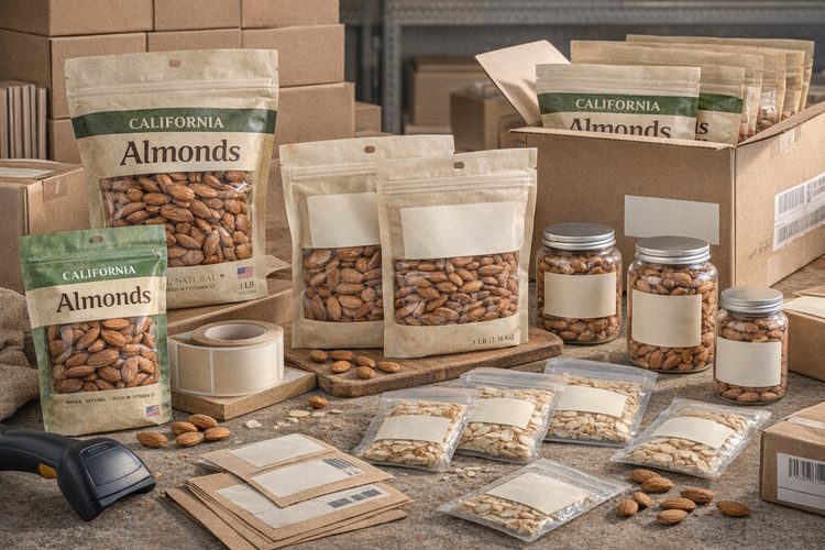 Retail packaging programs for California almonds